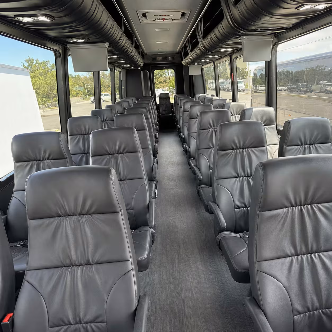 30 passenger minibus inside