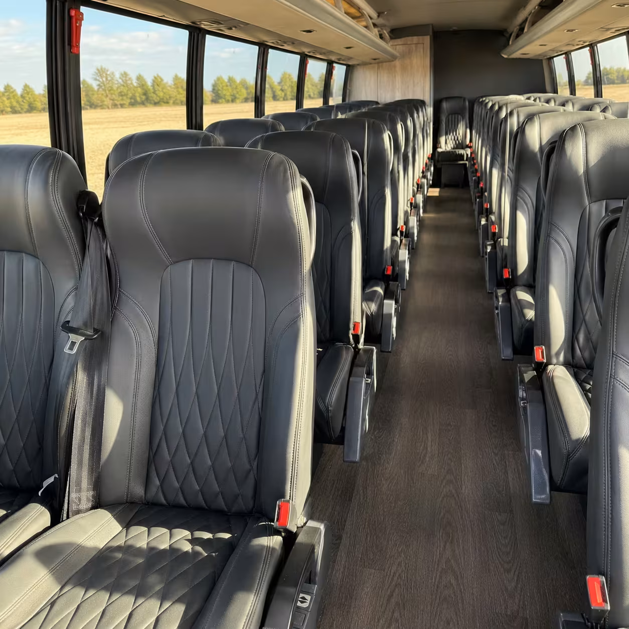 35 passenger minibus interior