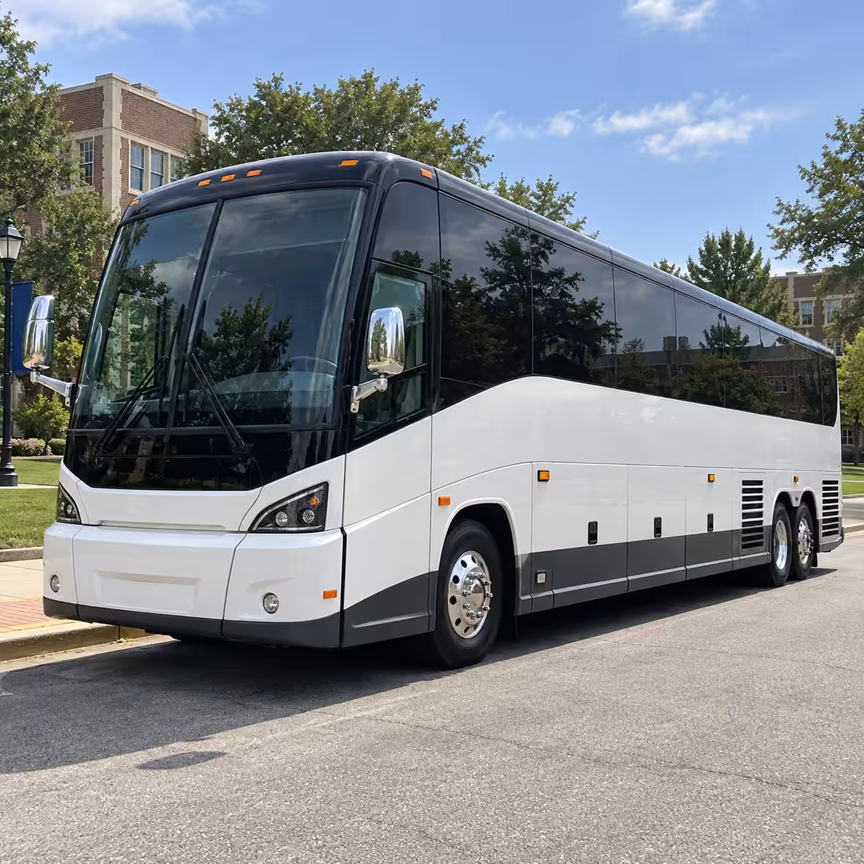 airport charter buses for allen high school and college teams