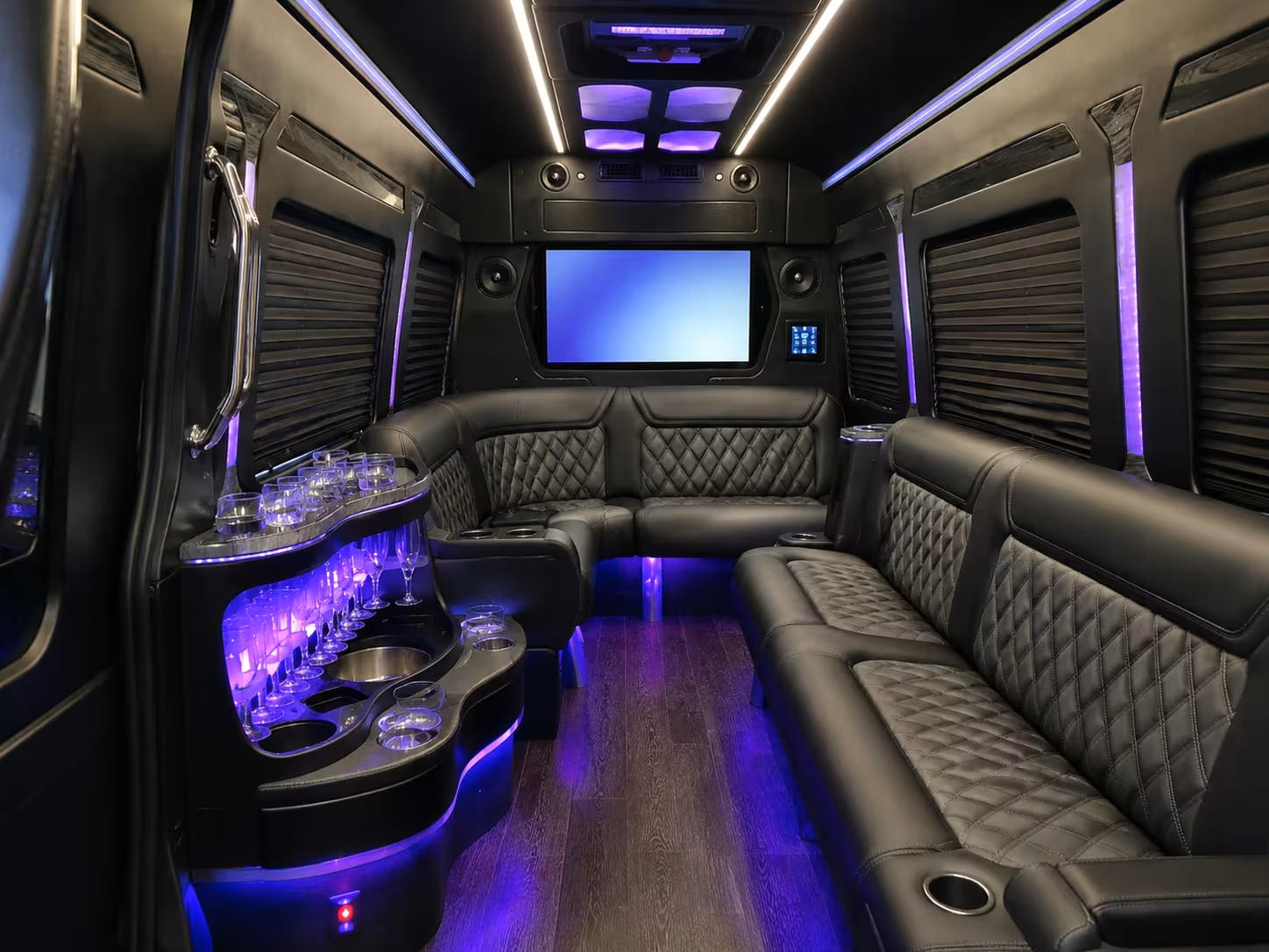 corporate sporting event bus rentals for allen company outings