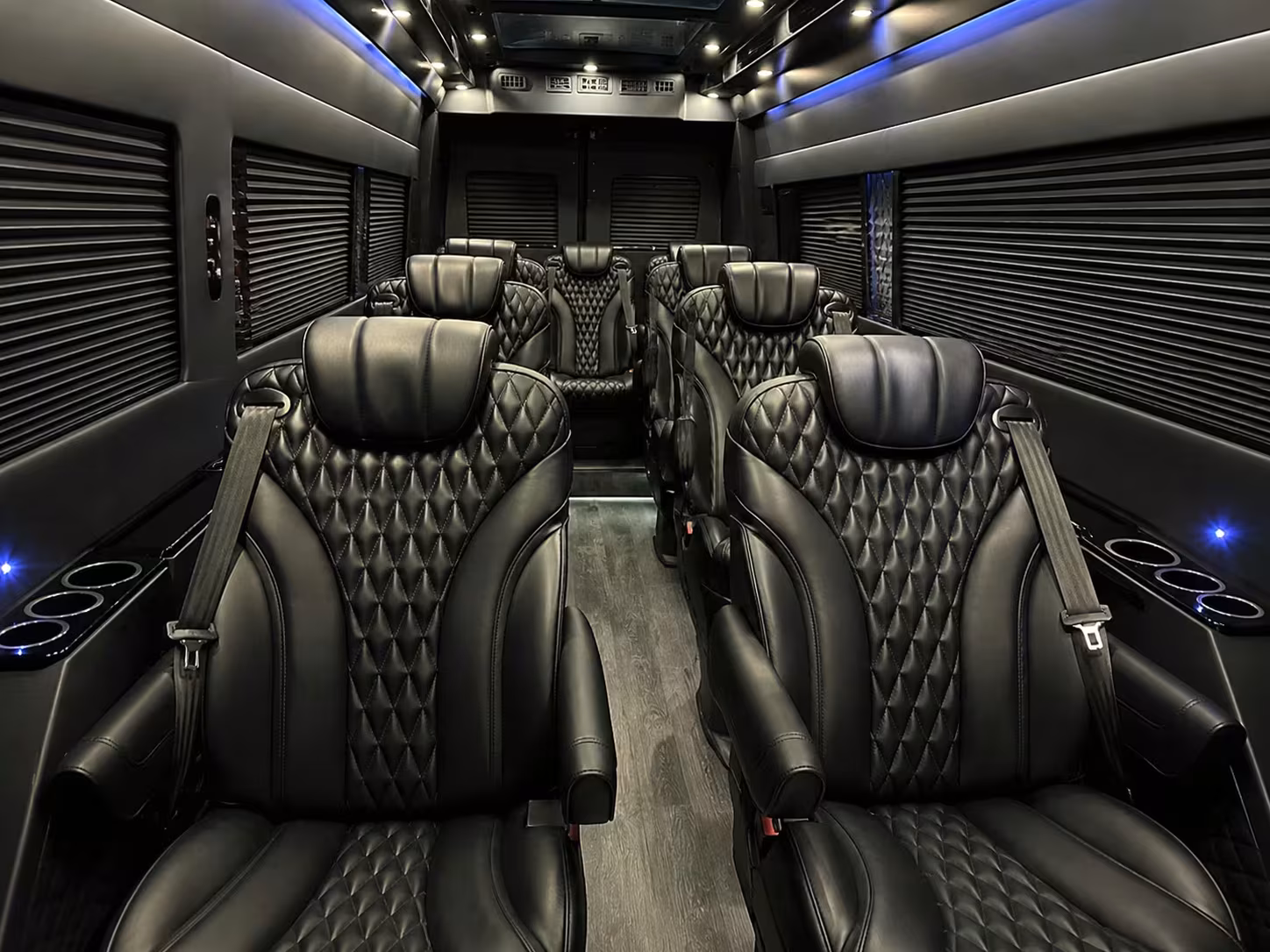 sprinter van with driver inside