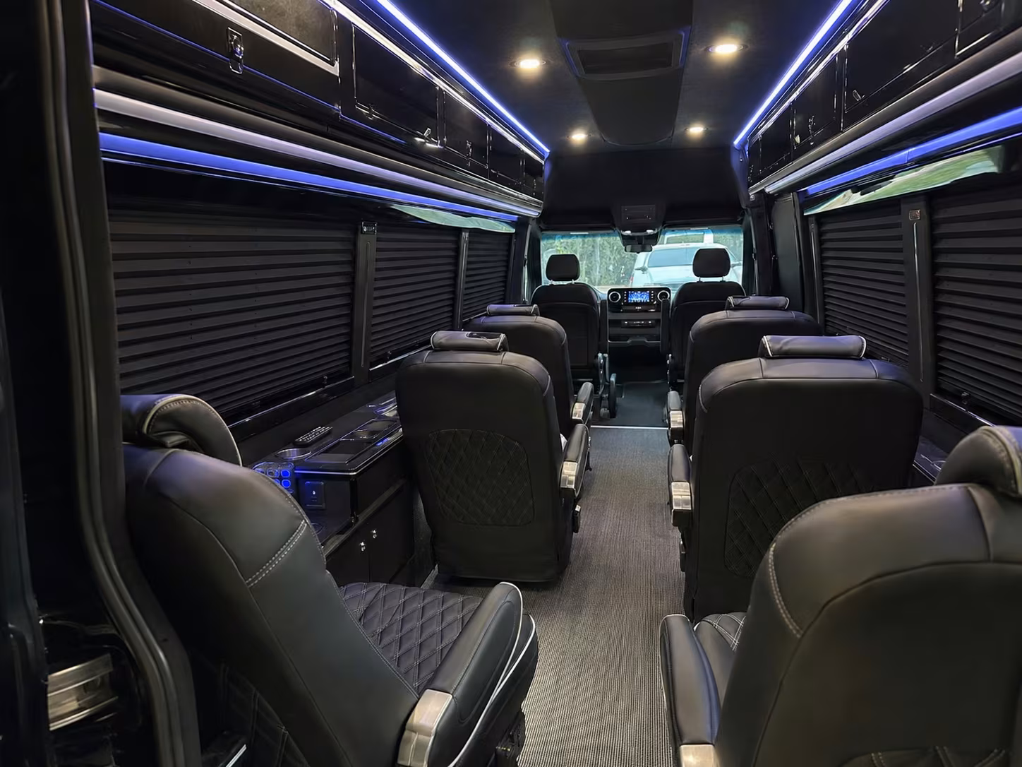 sprinter van with driver interior
