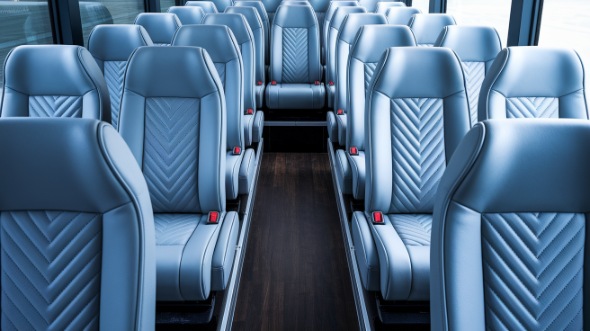 18 passenger minibus interior