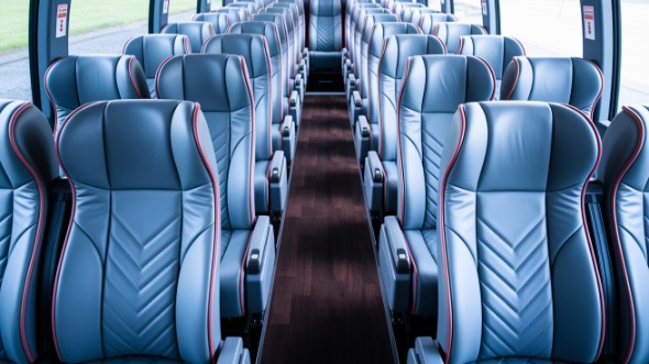 55 passenger charter bus interior