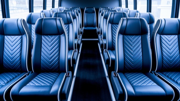 allen 15 passenger minibus inside