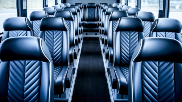 allen 25 passenger minibus inside