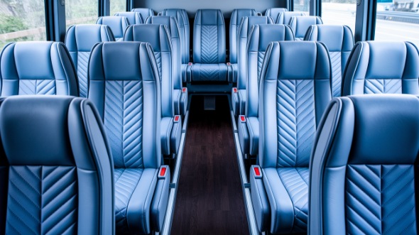 allen 28 passenger minibus inside