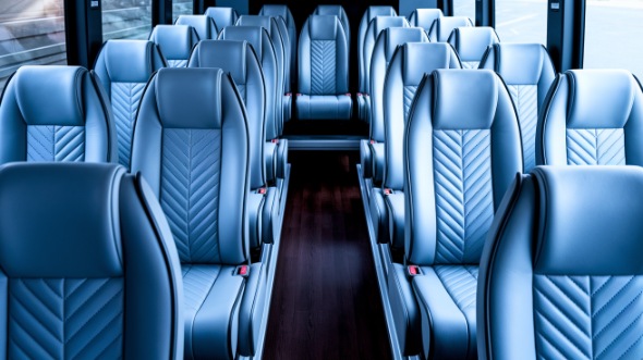 allen 30 passenger minibus inside