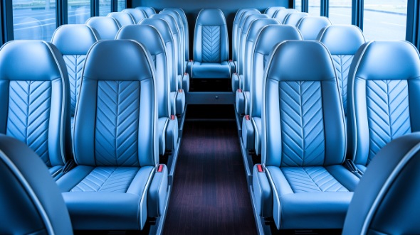 allen 35 passenger minibus inside