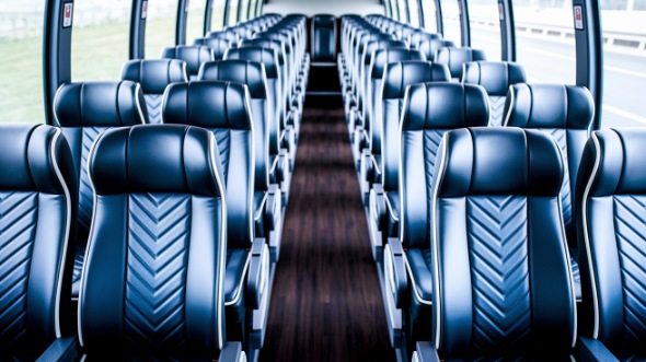 allen 54 passenger charter bus rental