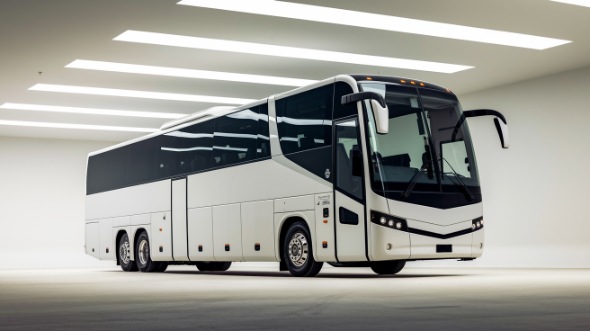 allen 54 passenger charter bus
