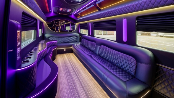 allen party bus rental inside