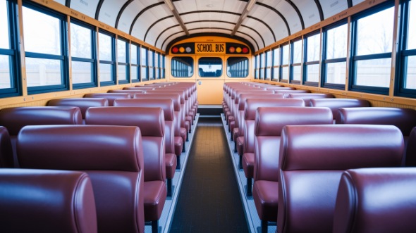 allen school bus rental inside