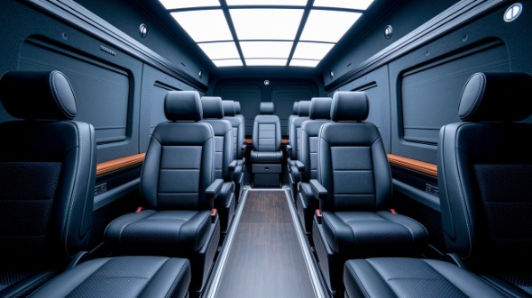 allen sprinter van with driver rental