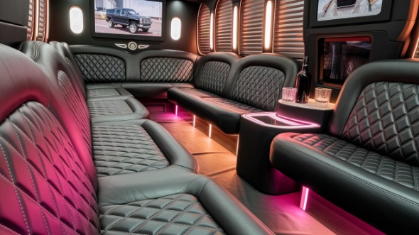 sprinter limo rental interior carrollton