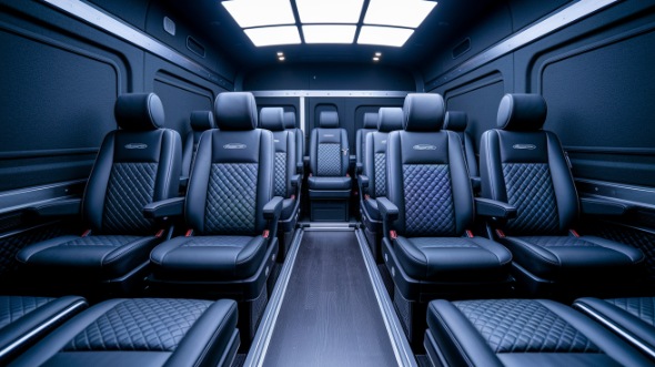 sprinter van with driver interior